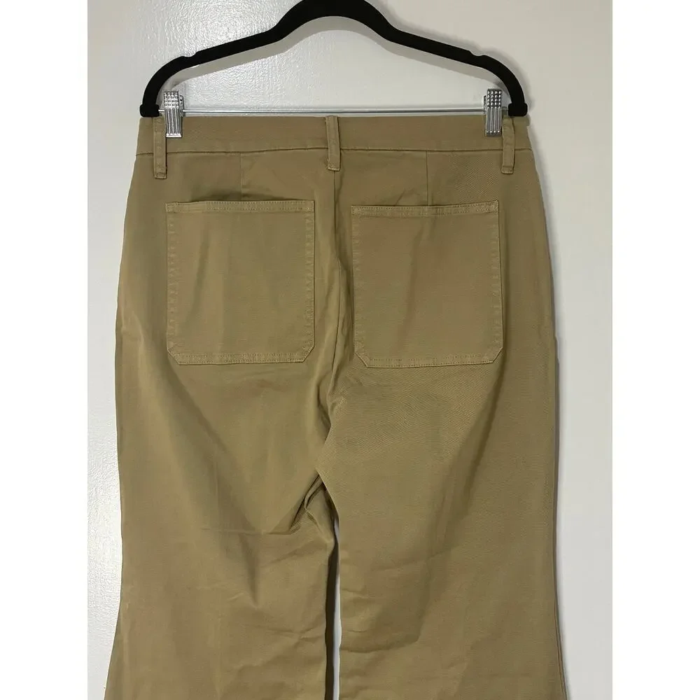 J. Crew Women's Khaki Stretch Pants Size 30 NWT Preppy Minimalist School